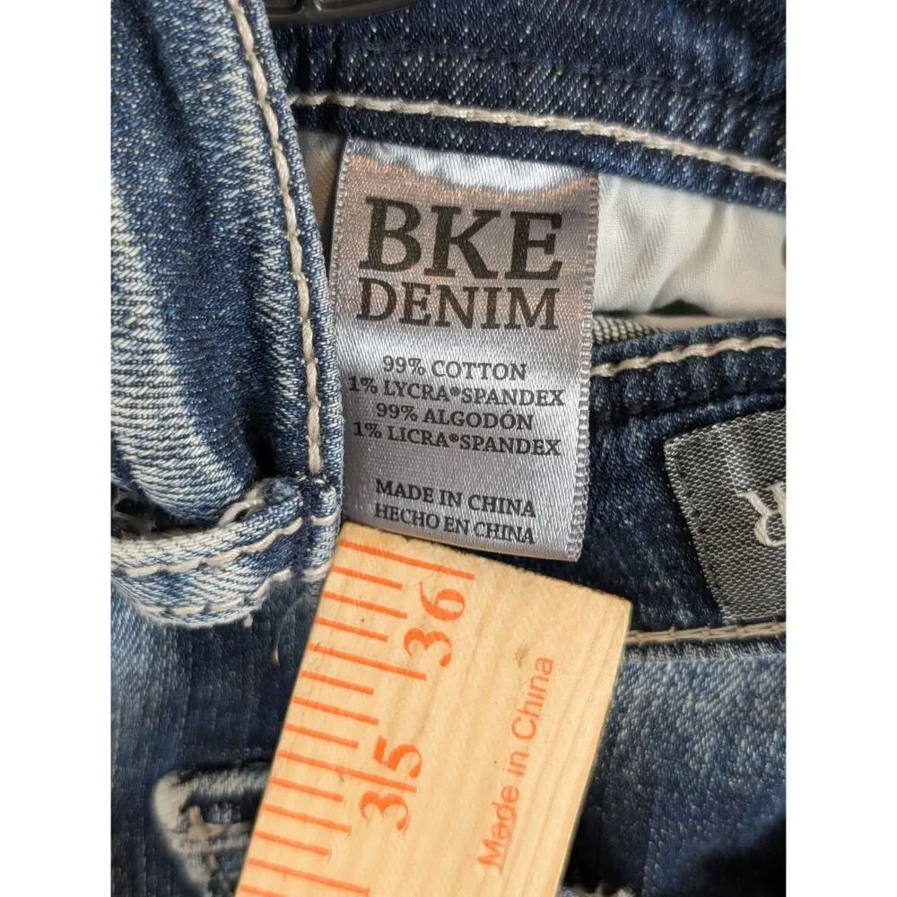 BKE Alec Straight Stretch Jeans Blue Men's/Boys Size 27R